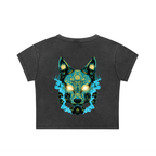 Crop Top Snow Washed | Kitsune