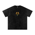 Oversized T-Shirt Snow Washed | Golden Hannya