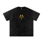 Oversized T-Shirt Snow Washed | Golden Hannya