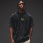 Oversized T-Shirt Snow Washed | Golden Hannya