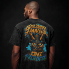 Oversized T-Shirt Snow Washed | Golden Hannya
