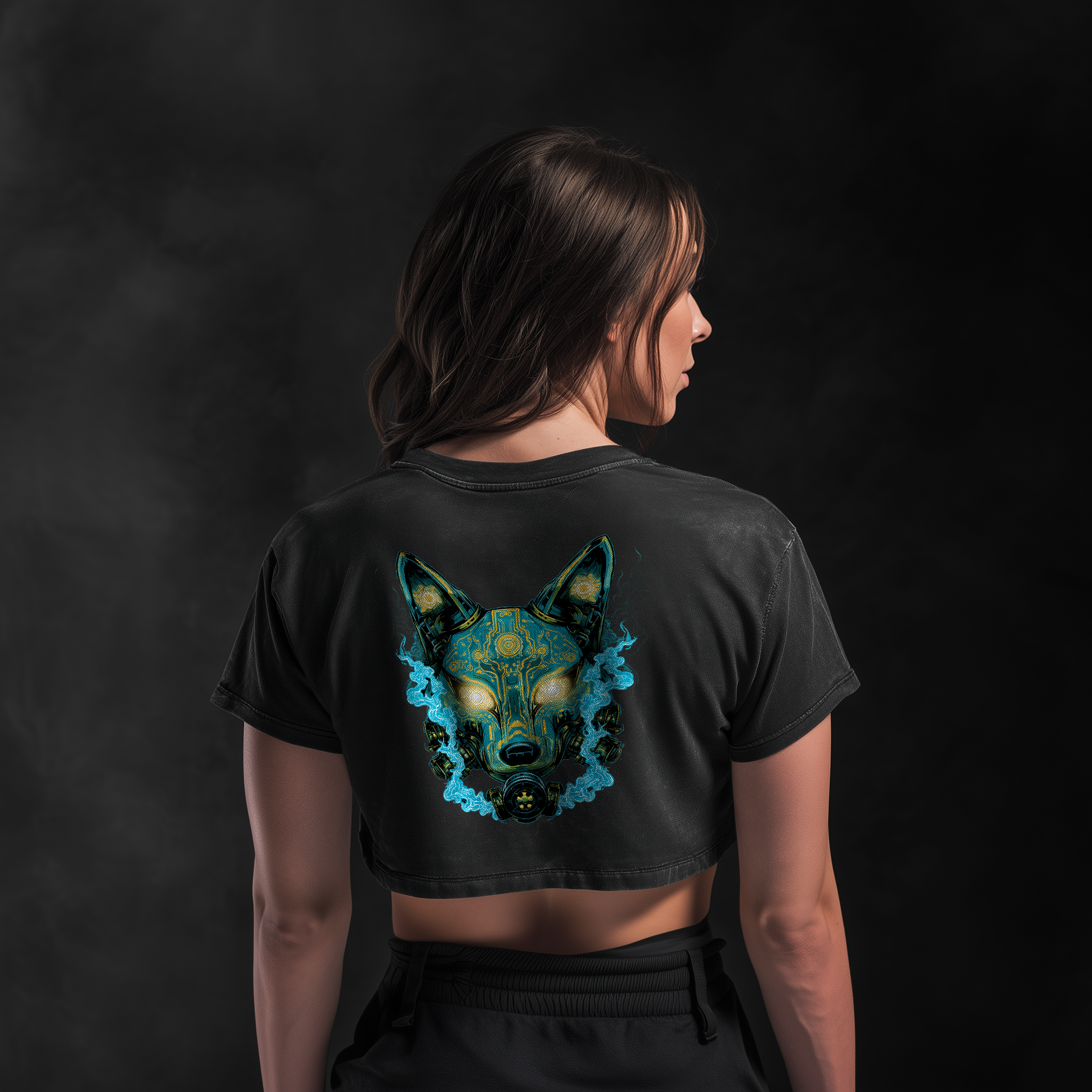 Kitsune | Crop Top Snow Washed